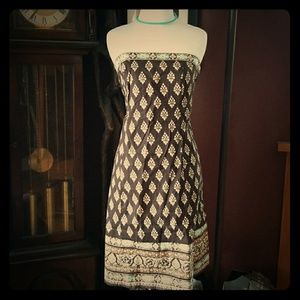 ***Sold***Strapless knee length dress